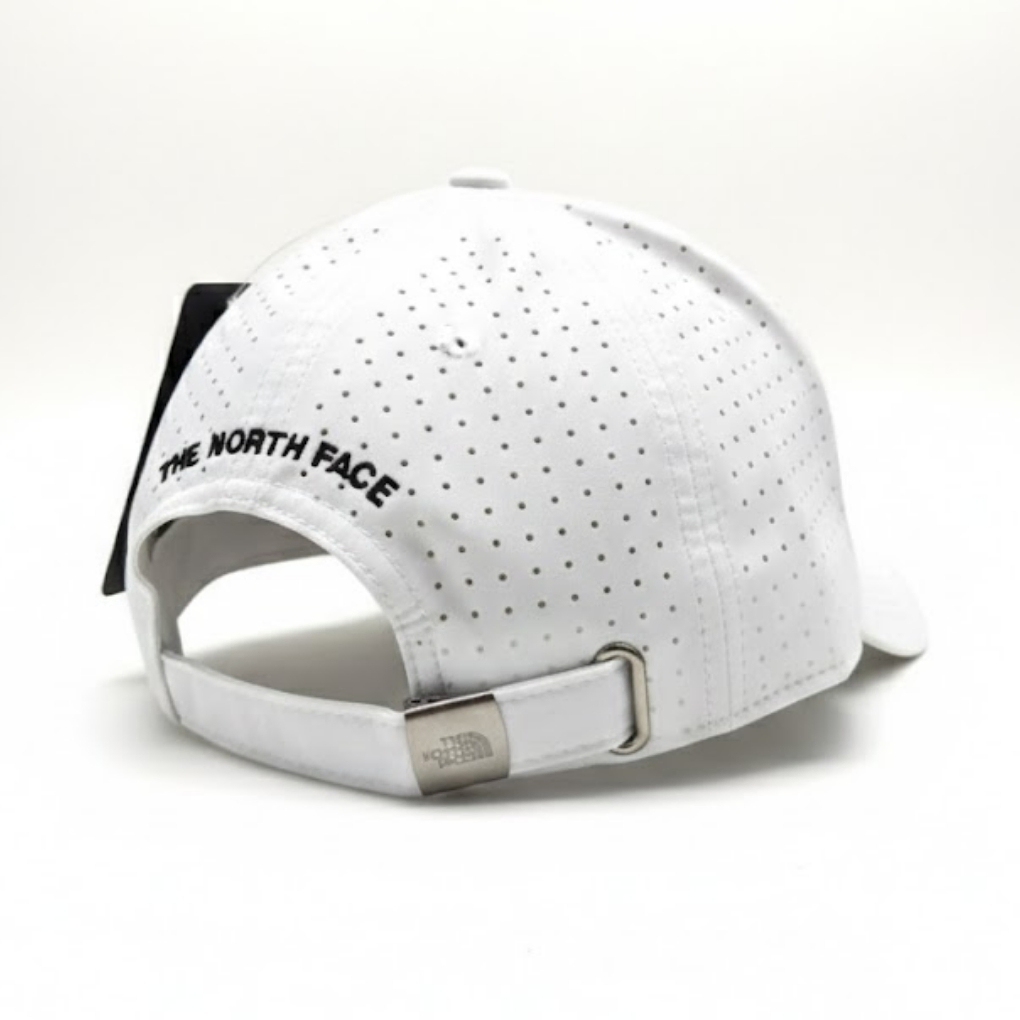 The North Face Recycled ’66 Laser Cut Classic Hat – White (Black Logo)